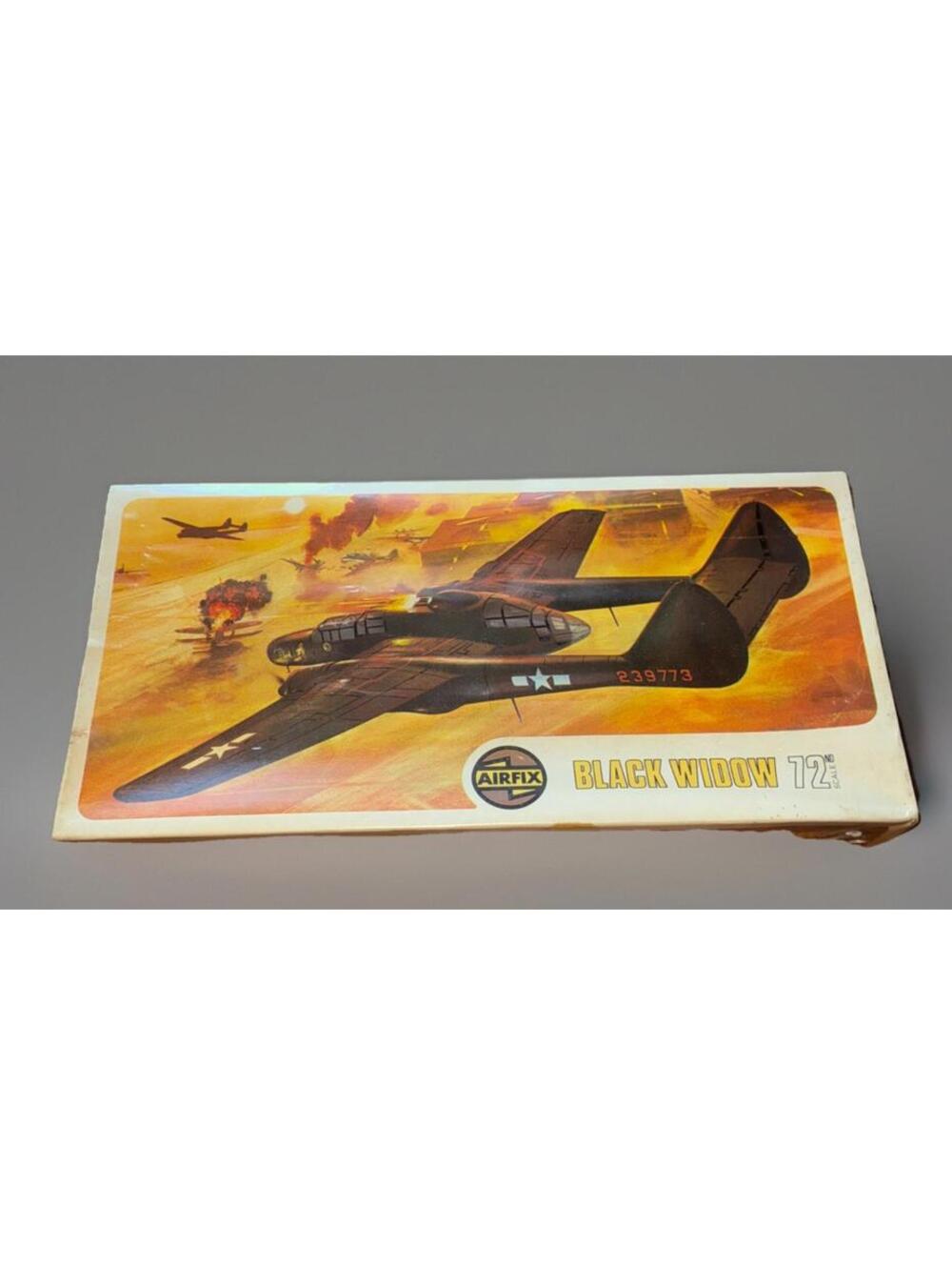 Vintage Airfix 1-72 Black Widow Fighter OBSI New Factory Sealed